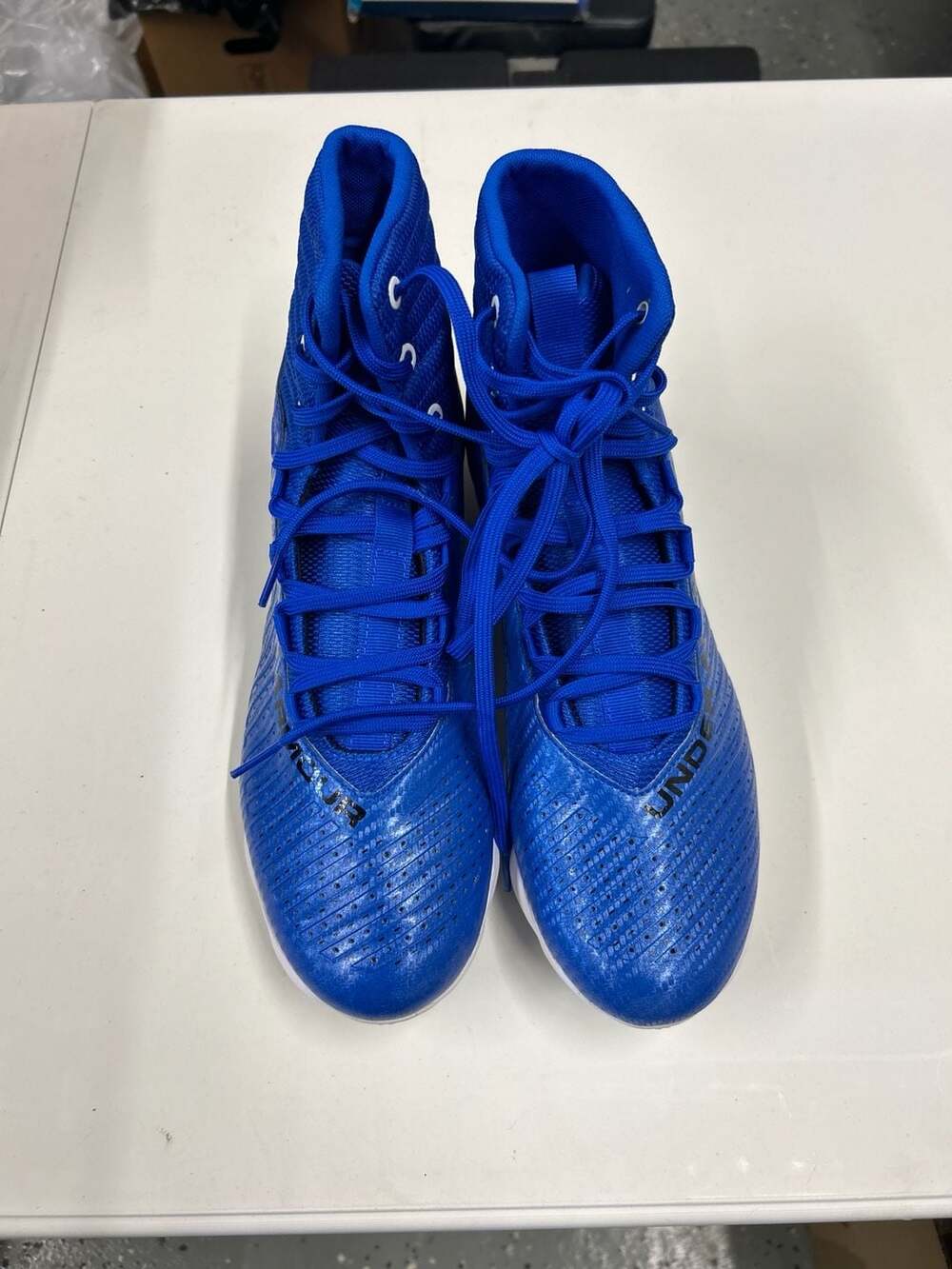 Under Armour UA Highlight Franchise RM 2.0 Men Sz 12 Blue Football Cleats